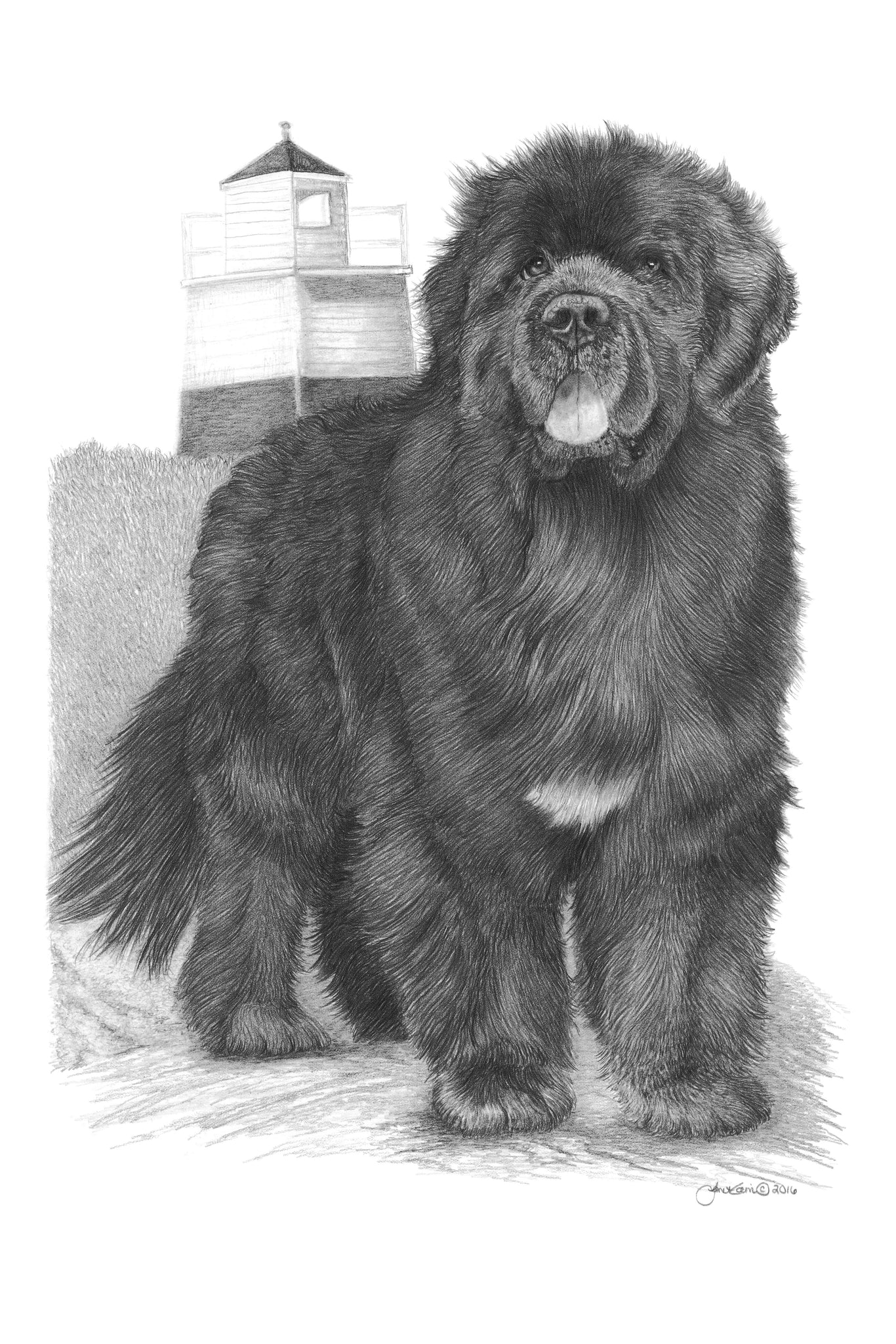 "By The Sea Shore"  MINIATURE - Newfoundland