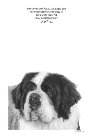 "Loyalty" NOTE CARDS - Saint Bernard