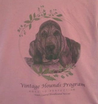 T-shirts for Supporting our Senior Program at "Vintage Hounds" South Central Bloodhound Rescue