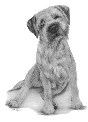 "Treat Time" Border Terrier Miniature