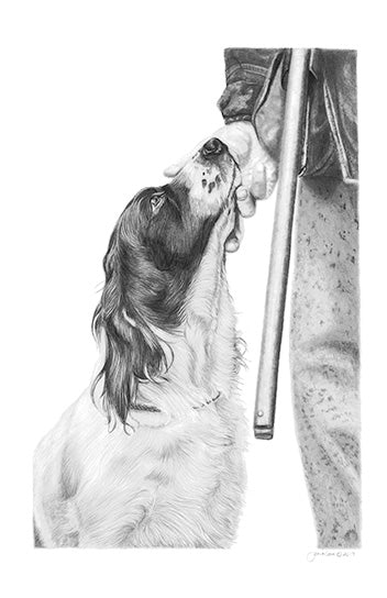 "A Special Bond" (ORIGINAL) - Springer Spaniel