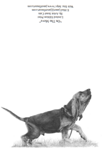 Bloodhound "NOTE CARDS" Supporting West Coast Bloodhound Rescue, Inc.